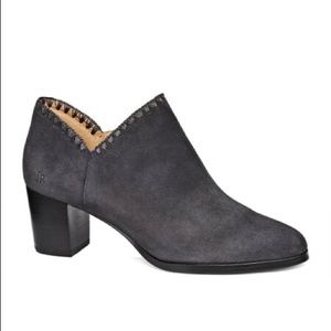 Jack Rogers Marlow healed charcoal ankle booties
